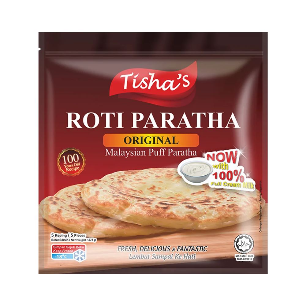 Tisha’s Original Paratha 5 pieces - 375g