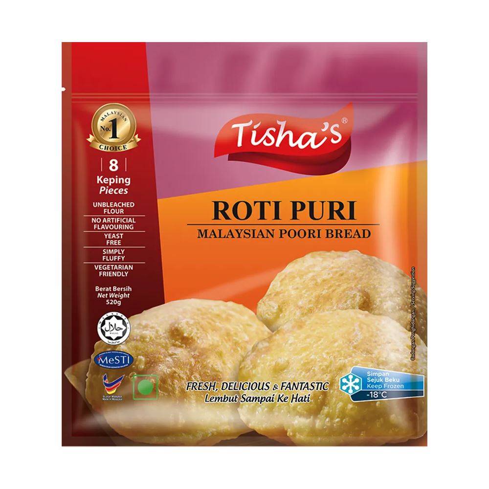 Tisha’s Poori Bread 8 pieces - 520g