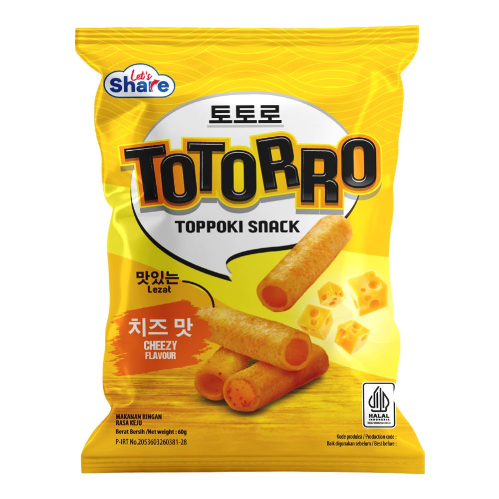 Let’s Share Totorro Cheezy - 60g