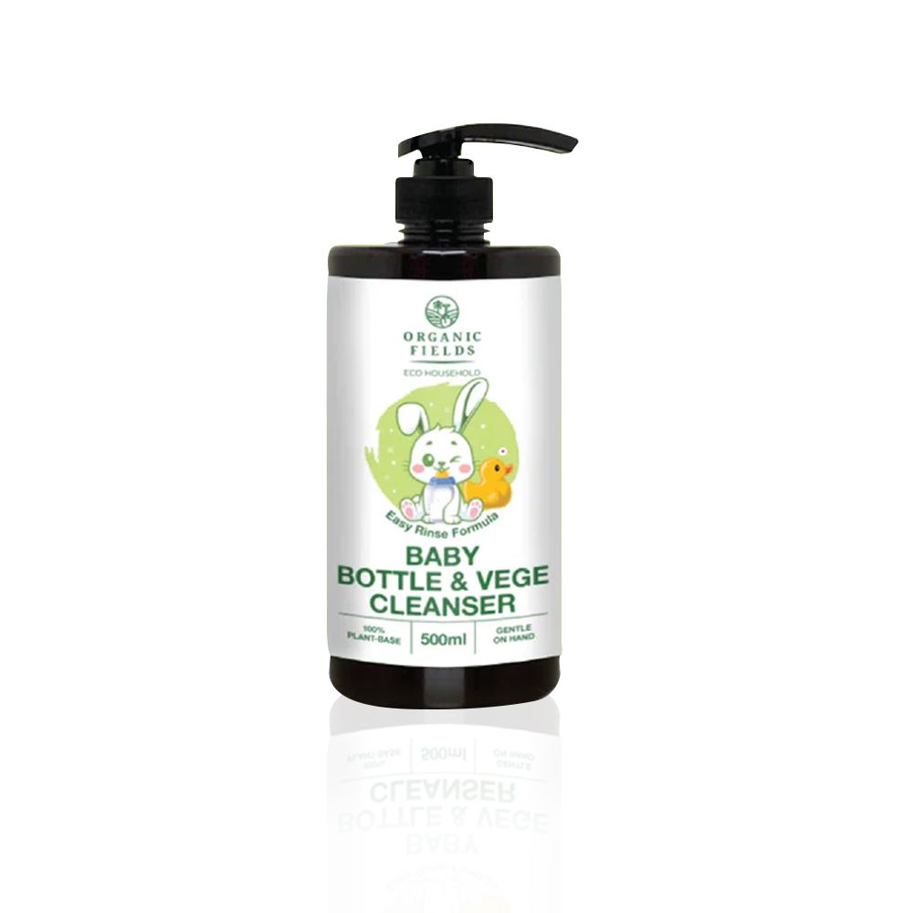 Organic Fields Baby Bottle Cleanser & Vege Wash (Plant-based) - 500ml