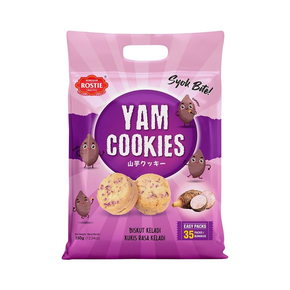 Rostie Syok Bite Cookies - Yam - 350g