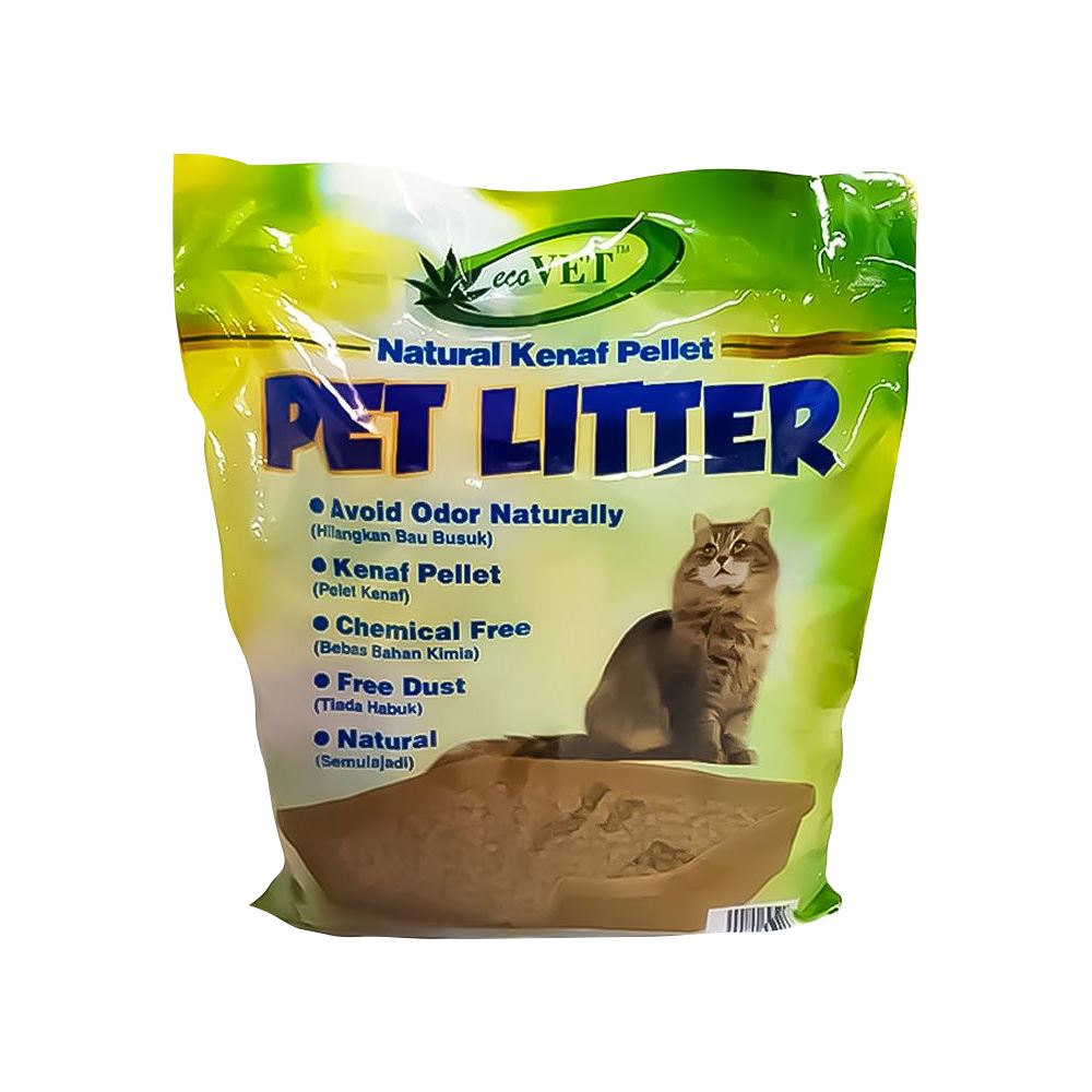Ecovet Natural Kenaf Pet Litter - 2.5kg