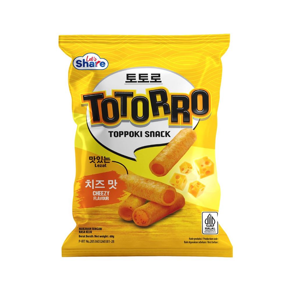Let’s Share Totorro Cheezy – 60g