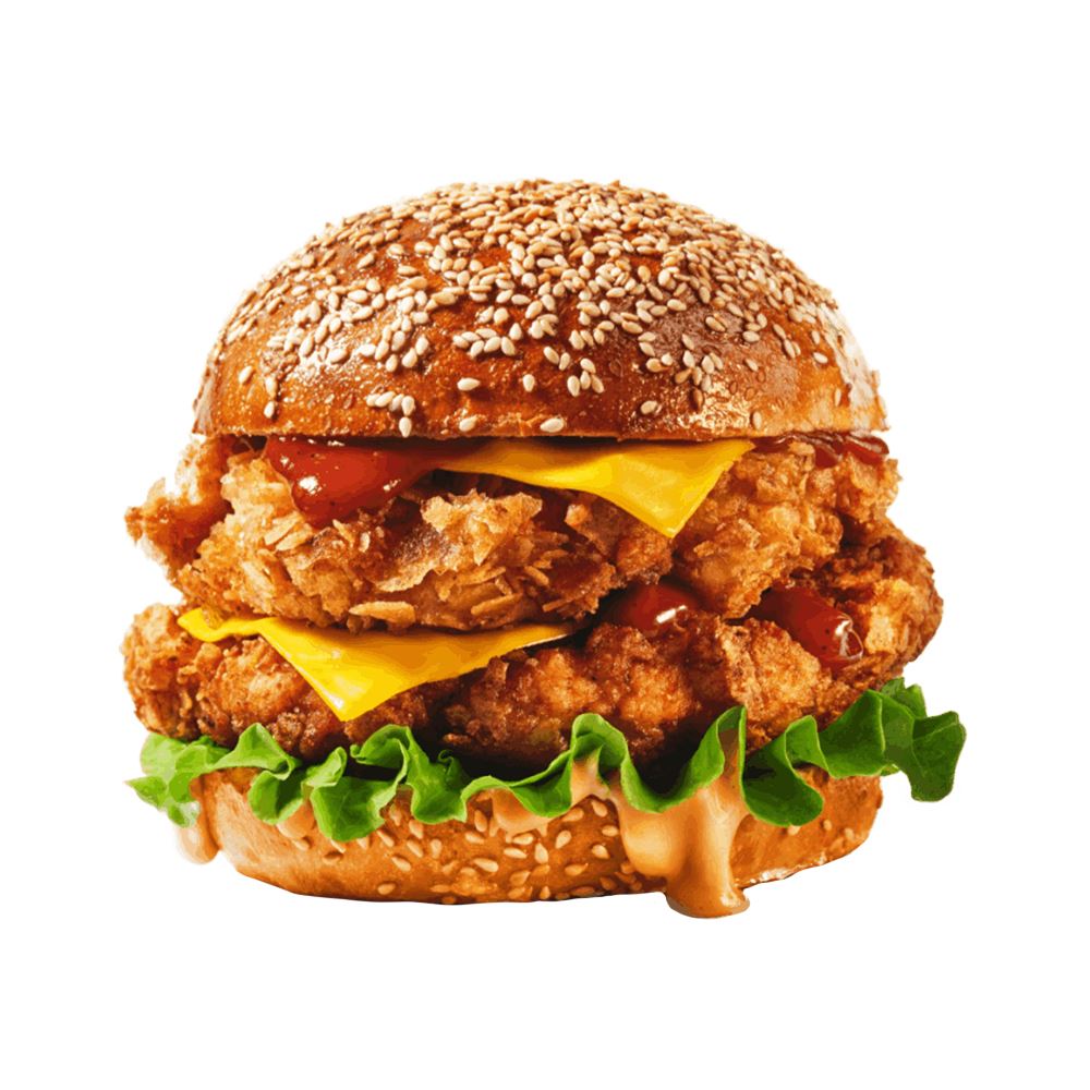Double Chicken Burger