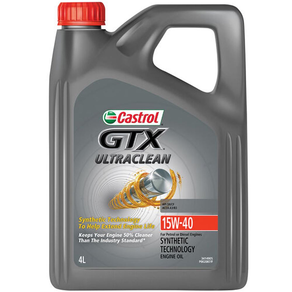 Castrol GTX Ultraclean 15W-40 – 4L