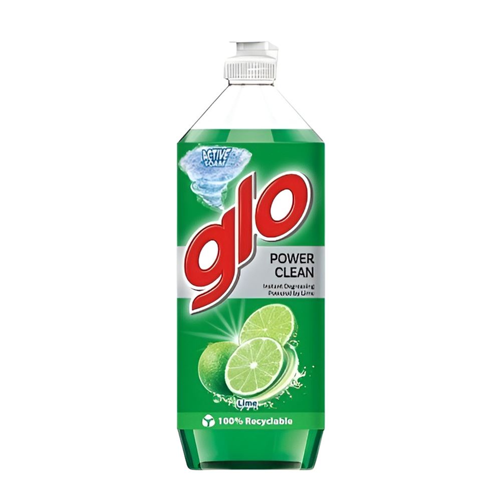 Glo Active Foam Lime Dishwash Liquid - 800ml