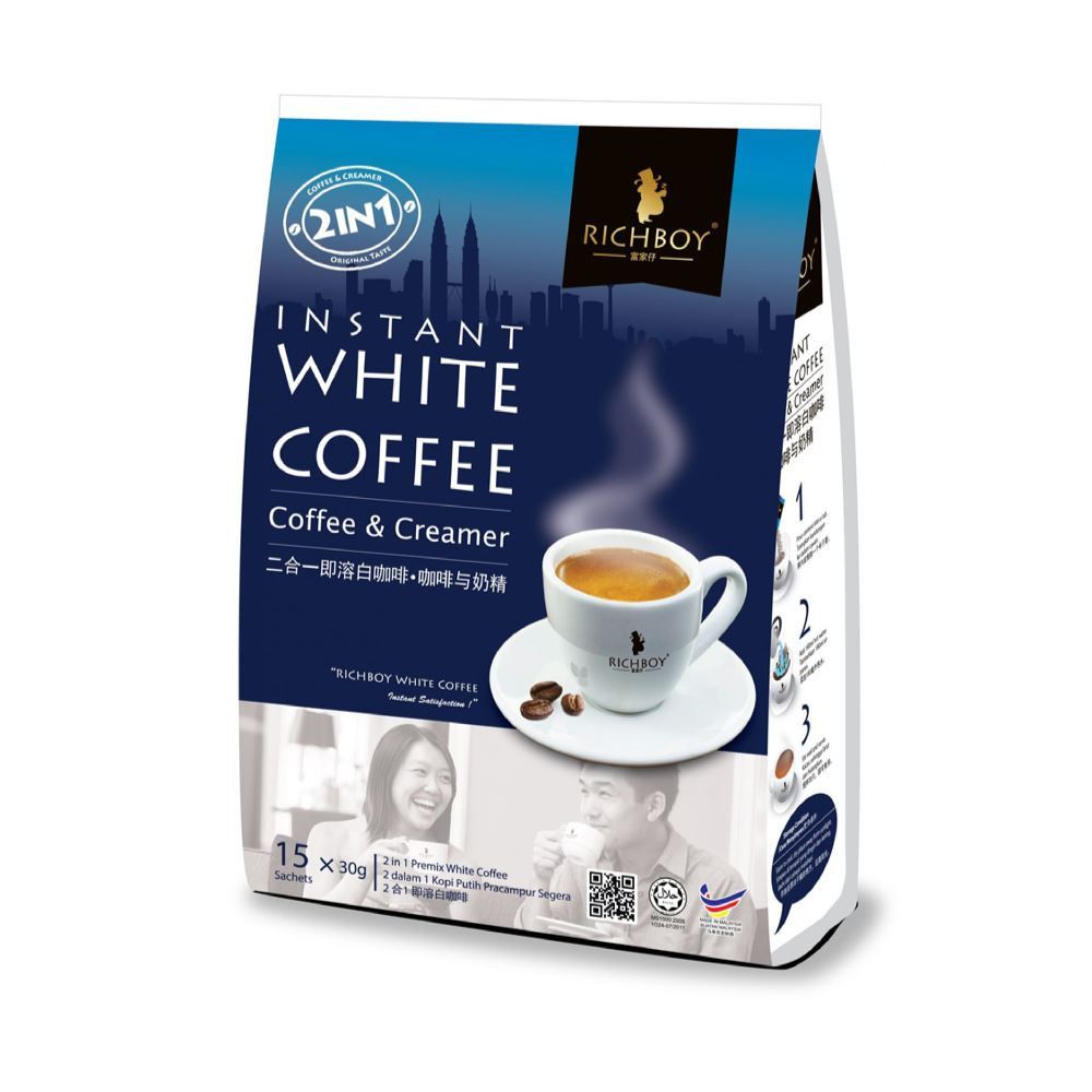 RICHBOY 2-In-1 Instant White Coffee - 450g