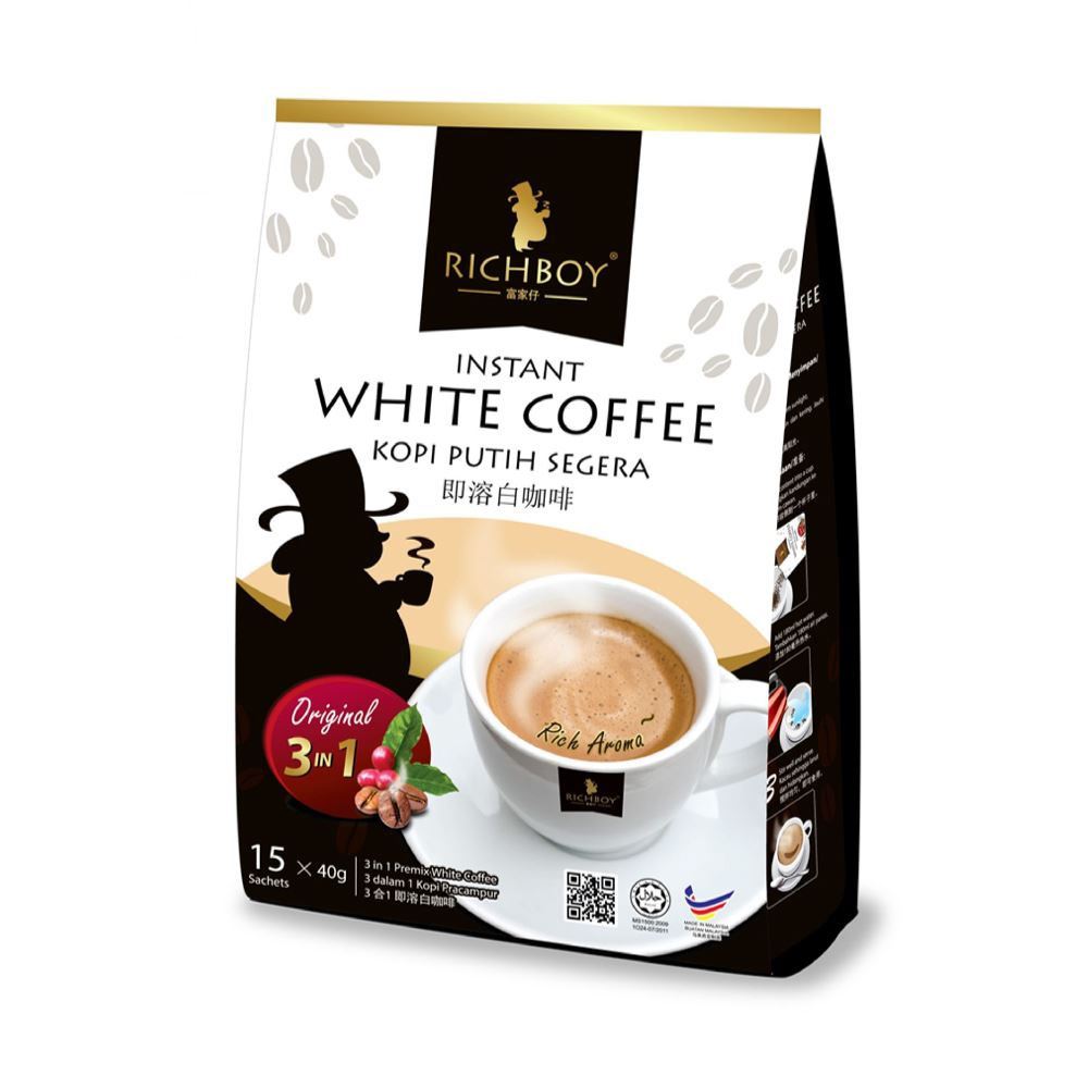 RICHBOY 3-In-1 Instant White Coffee - 600g