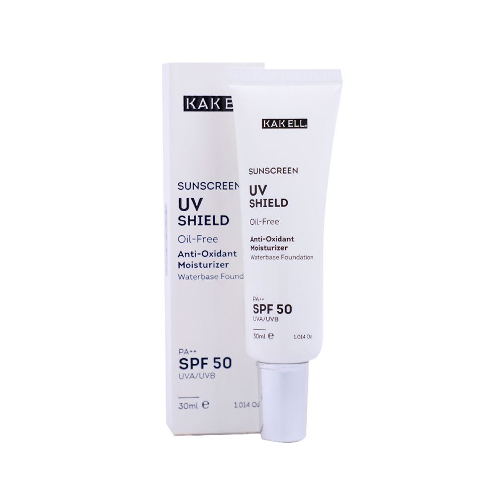 Kak Ell Sunscreen UV Shield Anti-Oxidant Moisturizer Waterbase Foundation White - 30ml