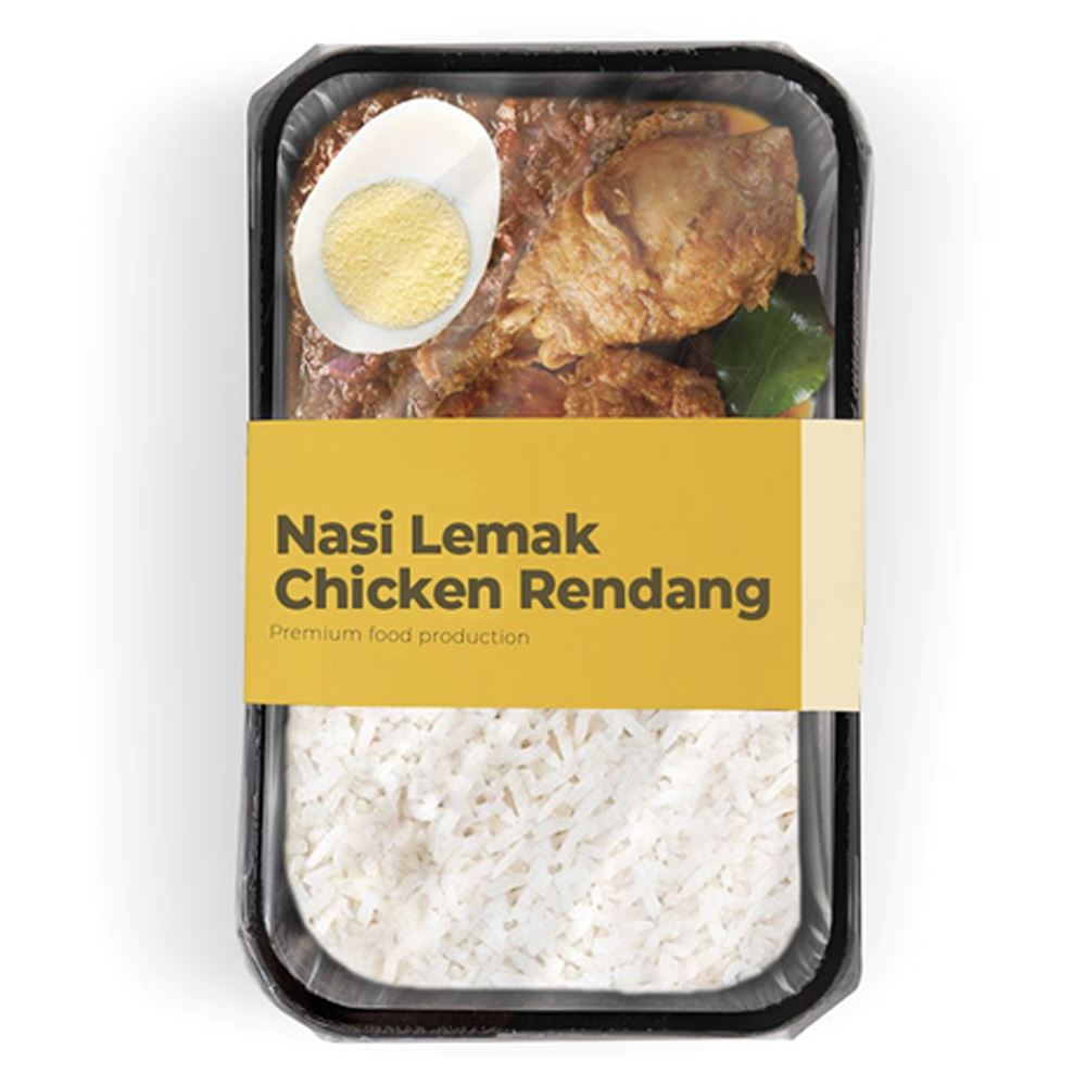 Nasi Lemak Chicken Rendang (Ready to Eat Meal)