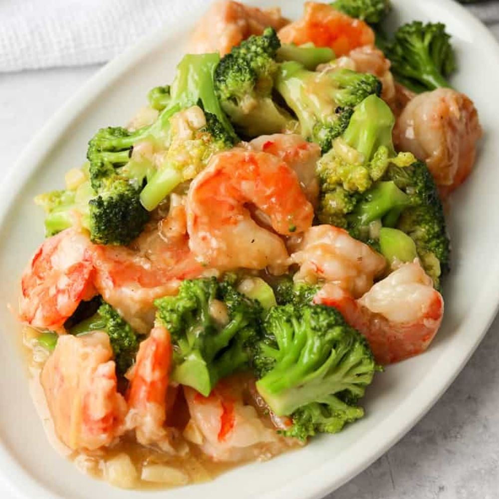 Shrimps with Broccoli