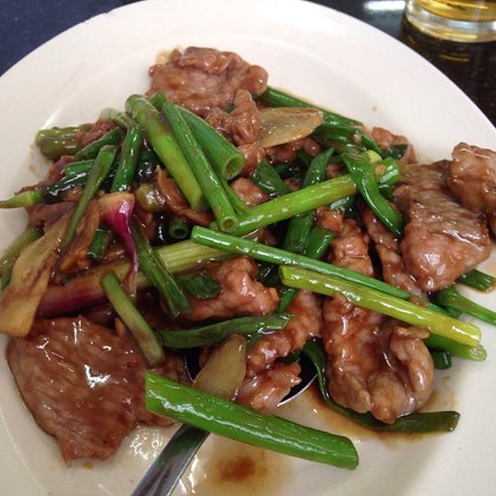 Venison with Ginger & Spring Onion