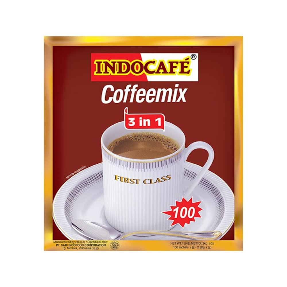 Indocafe 3 in 1 Coffee Mix - 100s x 20g
