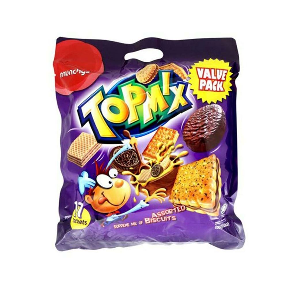 Munchy's Topmix Supreme Mix of Assorted Biscuits - 14 Sachets x 500g