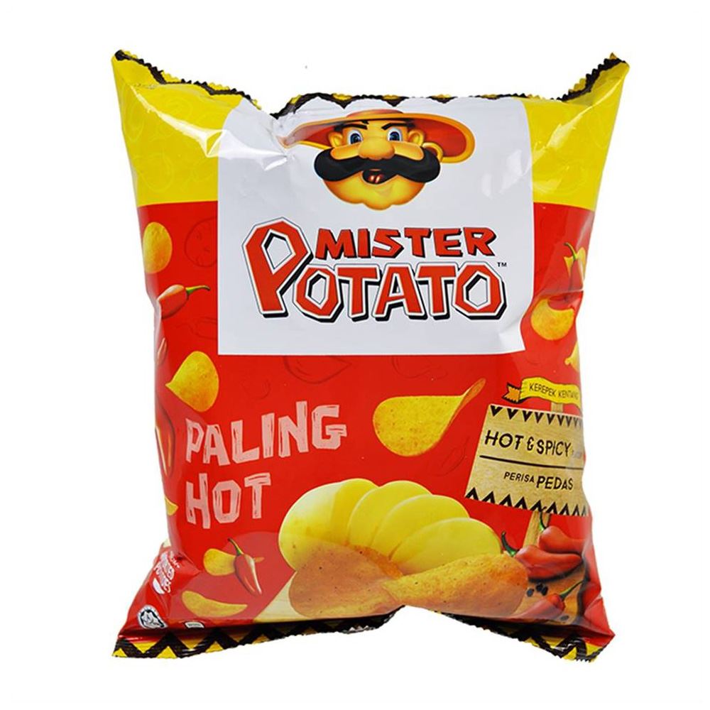 Hot Spicy Mister Potato Chips - 15g
