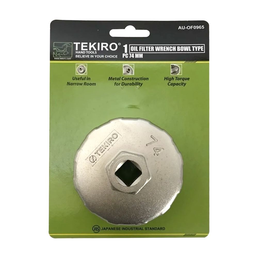 Tekiro AU-OF0965 (74mm x 14 Flute) Bowl Type Oil Filter Wrench