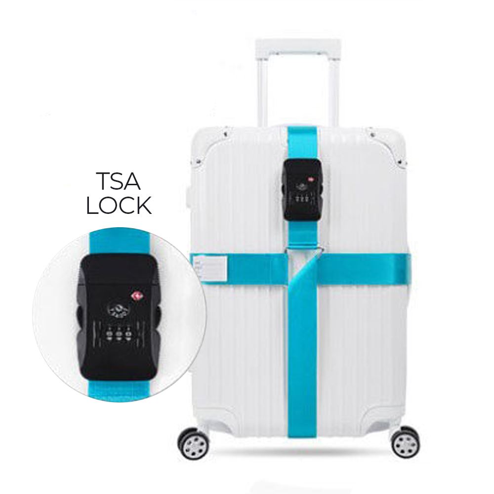 TrioNinja Luggage Strap with TSA Lock
