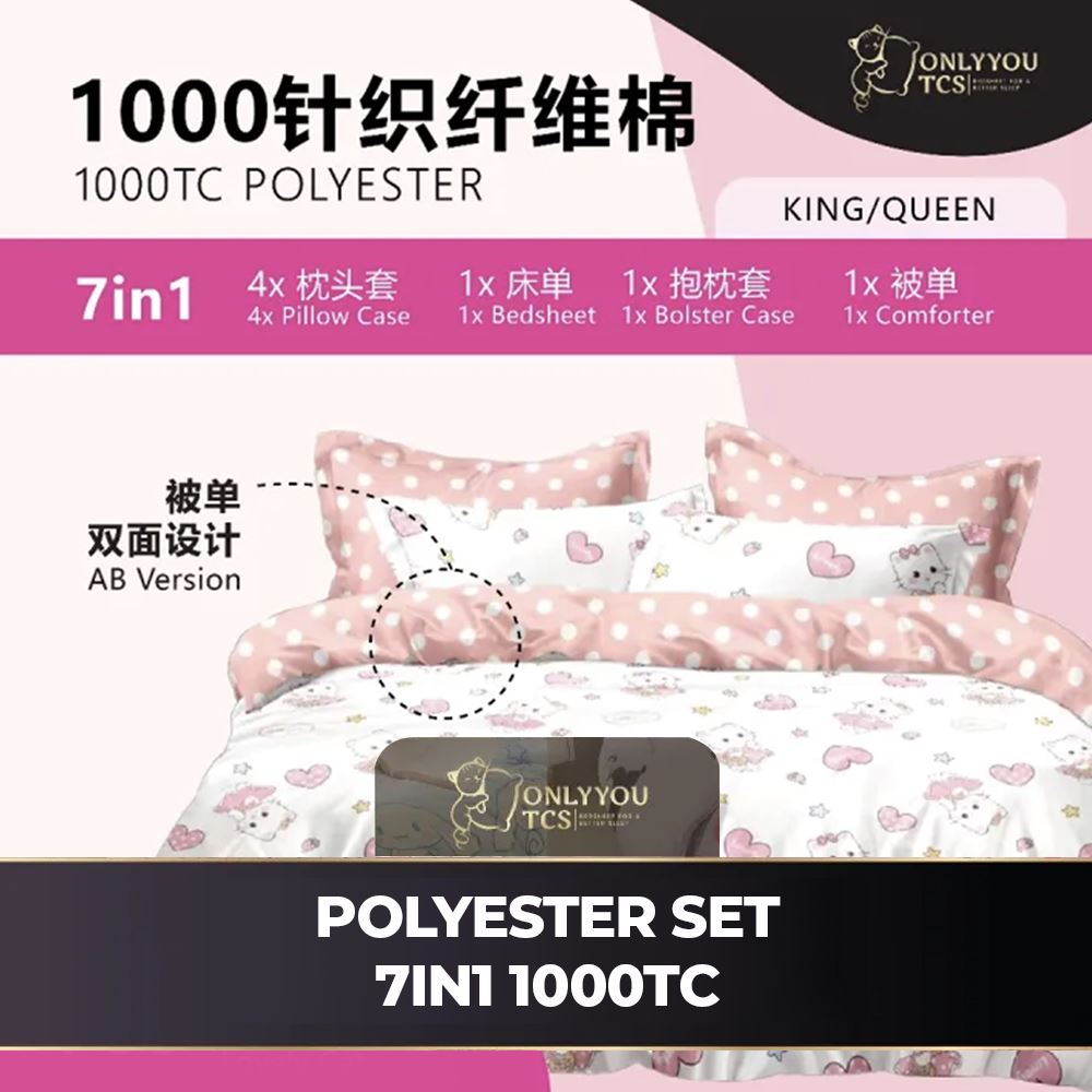 Polyester Set 7in1 1000TC