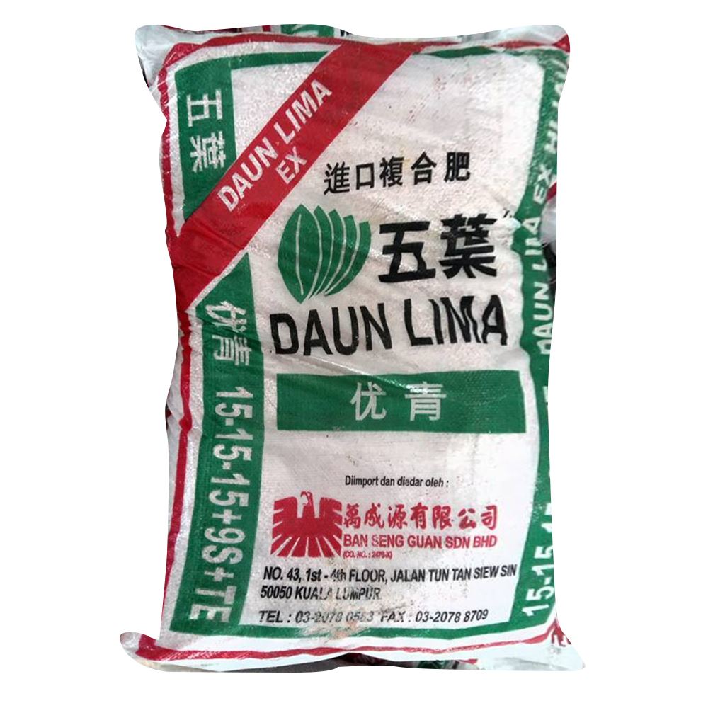 Daun Lima Fertilizer Ex Green 15-15-15 + TE