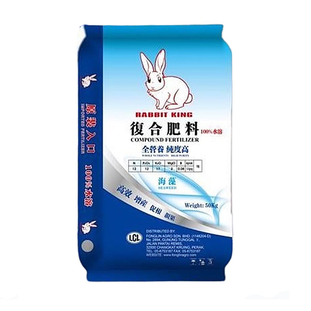 Rabbit King Compound Fertilizer 12-12-17 + TE with Seaweed