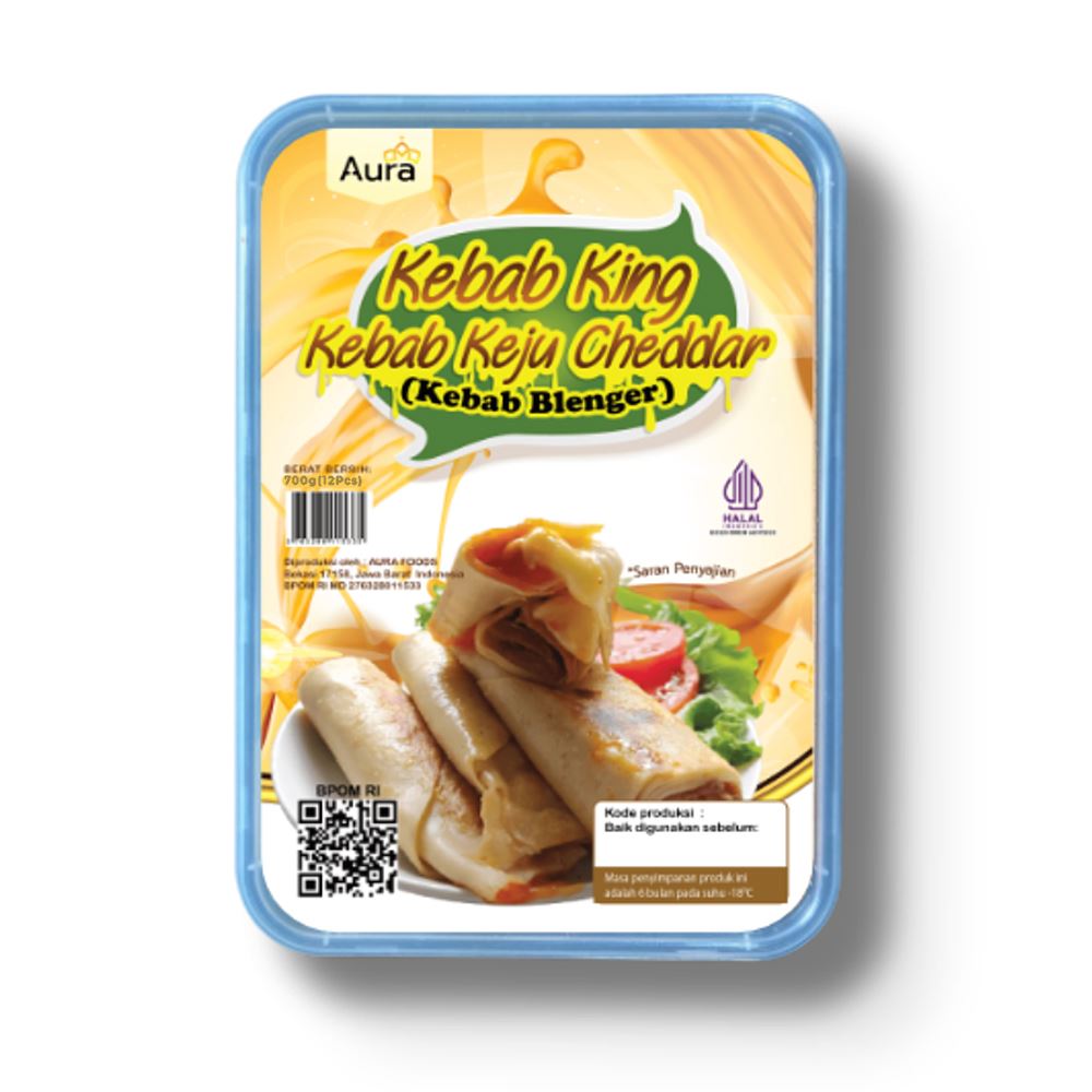 Aura Kebab King Doucle Cheddar Cheese – 700g