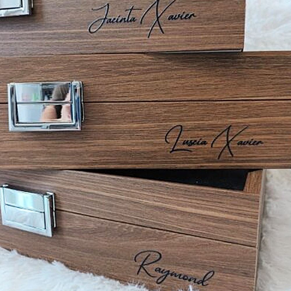 Wooden Watch Box with Customised Name   