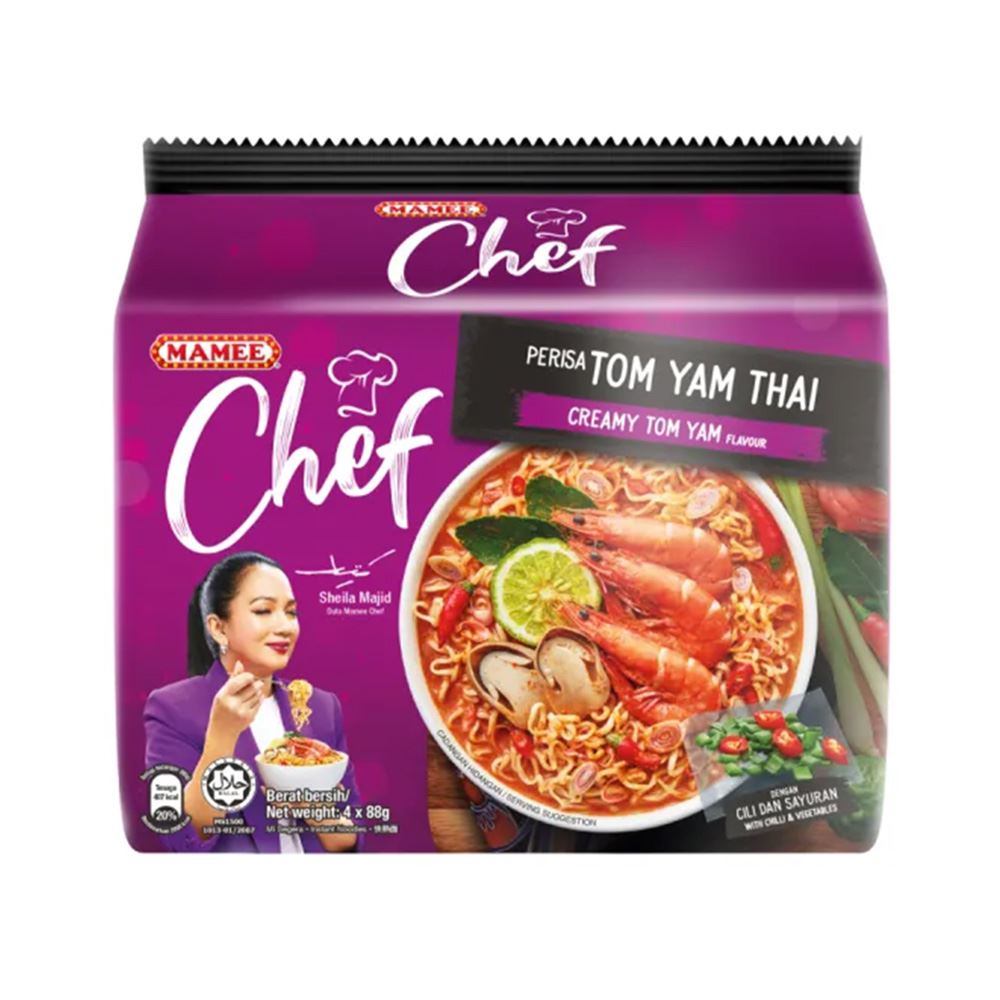 Mamee Chef Creamy Tom Yum Pack Noodles
