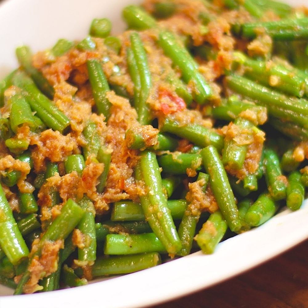 Fried Sambal with Long Beans