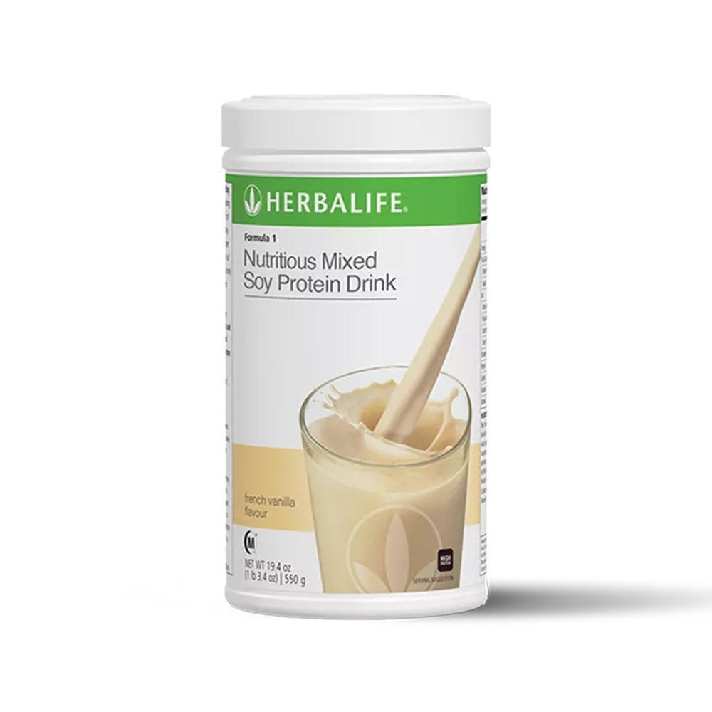 Herbalife Nutritious Mixed Soy Protein Drink French Vanilla - 550g 