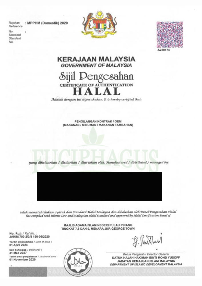 Halal Certificate