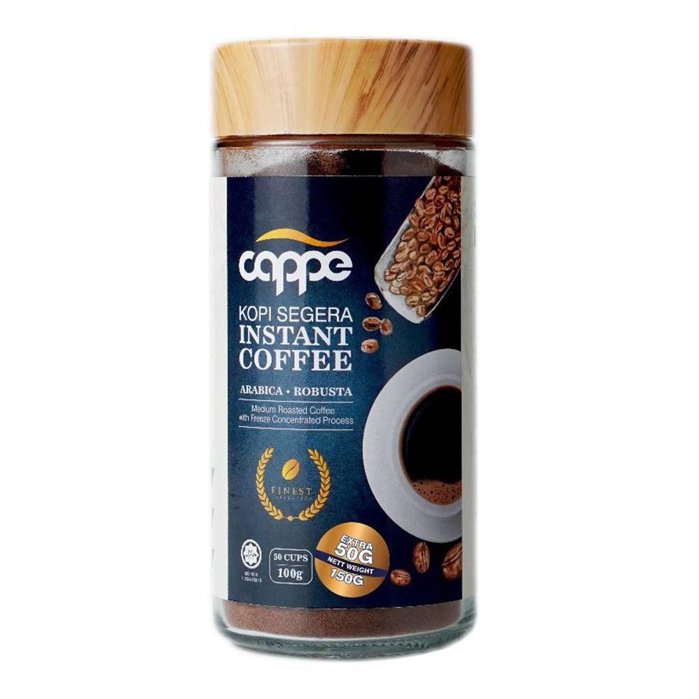 Cappe Instant Coffee Glass Jar - 150g 