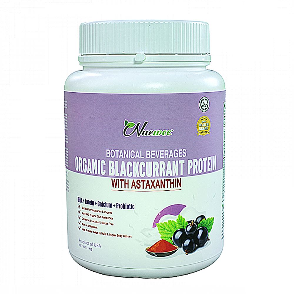 Nuewee Organic Blackcurrant Protein with Astaxanthin – 1kg