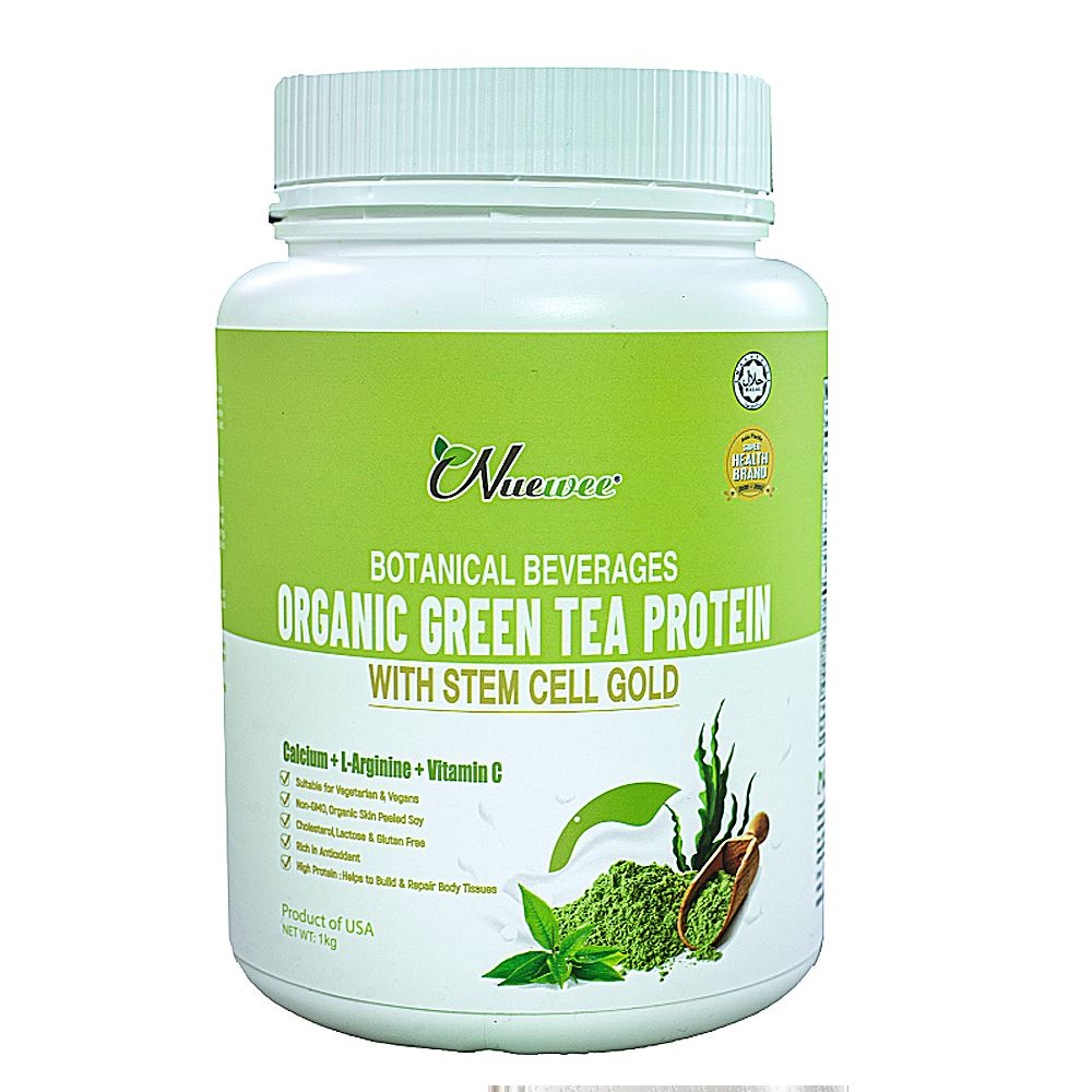 Nuewee Organic Green Tea Protein with Stem Cell Gold – 1kg 