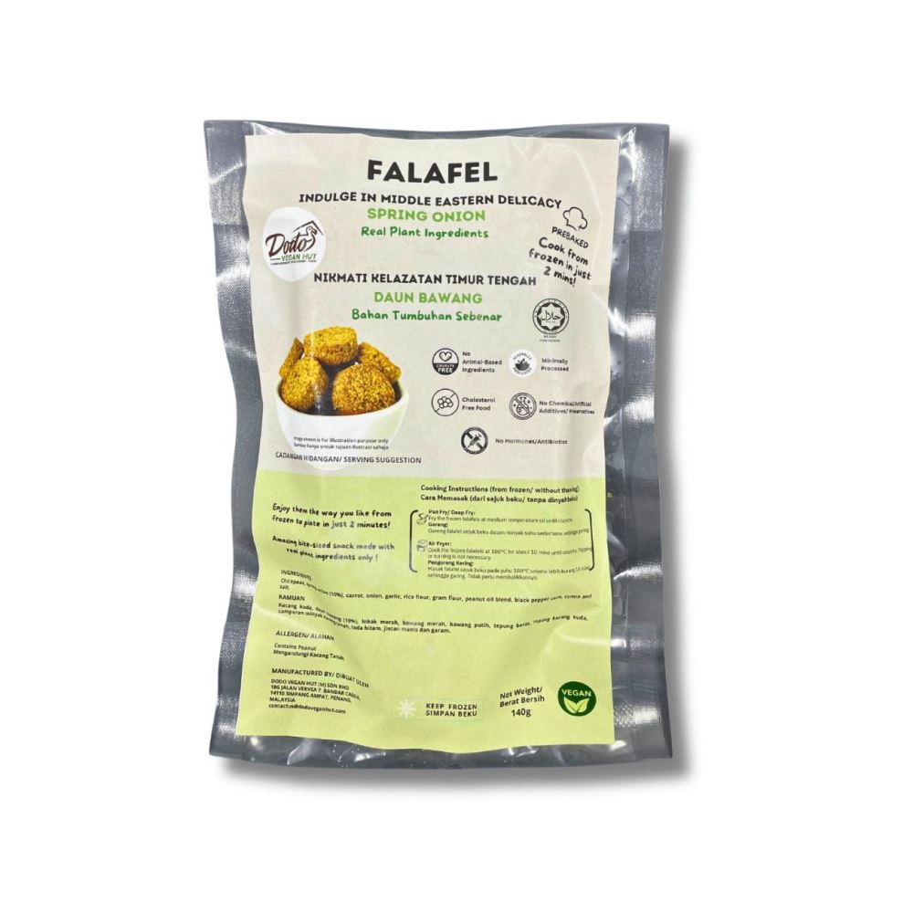 Falafels – Spring Onion [Frozen, Vegan & Halal]