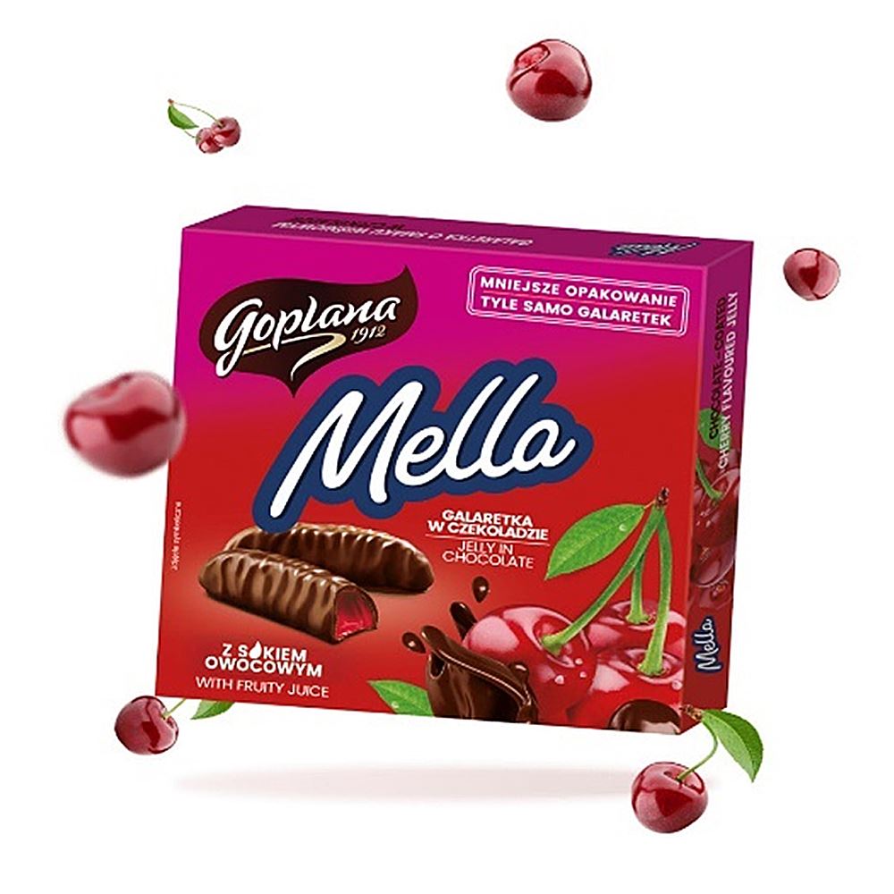 Goplana Mella Cherry Jelly in Chocolate – 190g