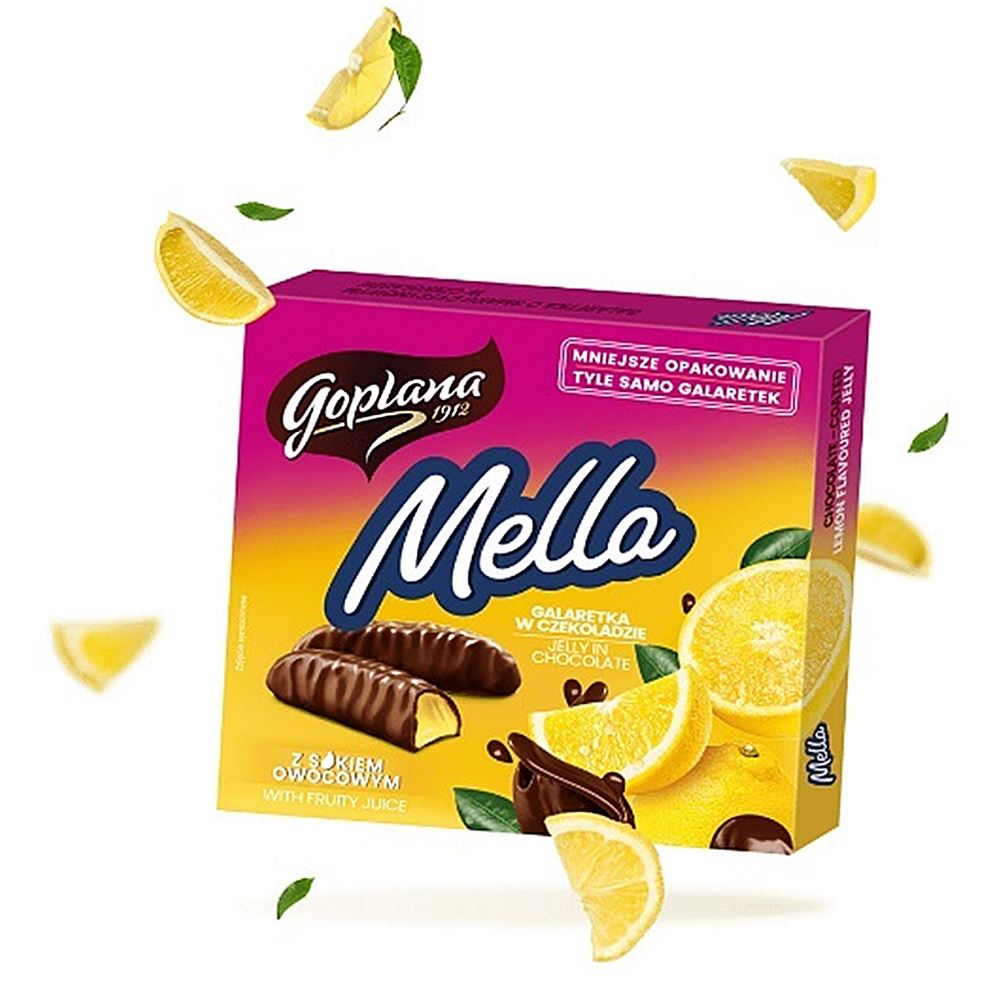 Goplana Mella Lemon Jelly in Chocolate – 190g