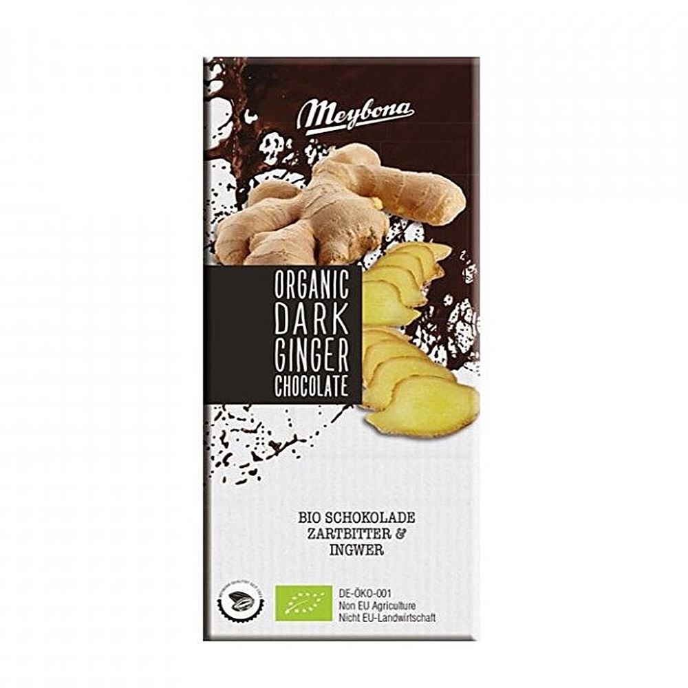 Meybona Organic Dark Ginger Chocolate – 100g