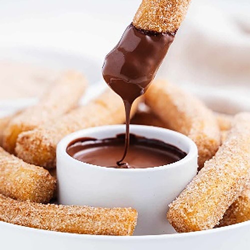 Churros with Beryl’s Milk Chocolate Sauce