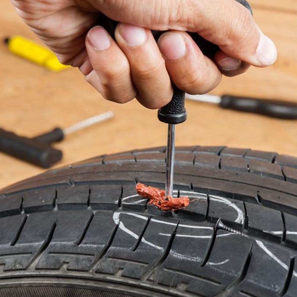 Tire Patching and Plugging