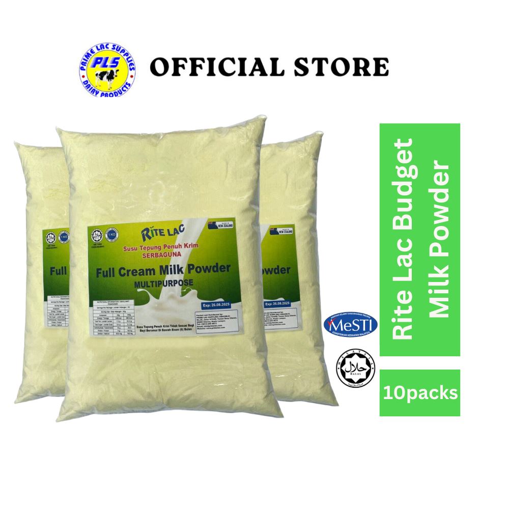 Rite Lac Full Cream Milk Powder Multipurpose 1kg x 10