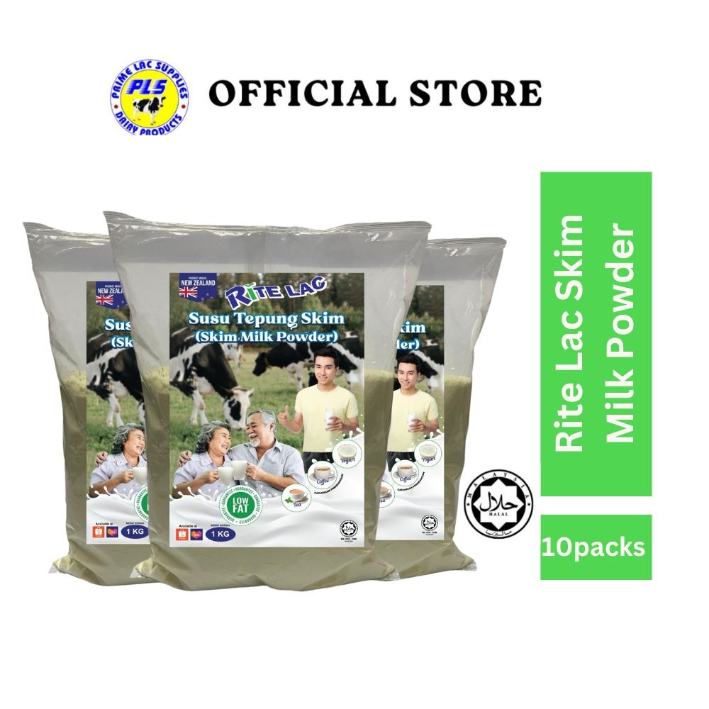 Rite Lac Skim Milk Powder 1kg x 10