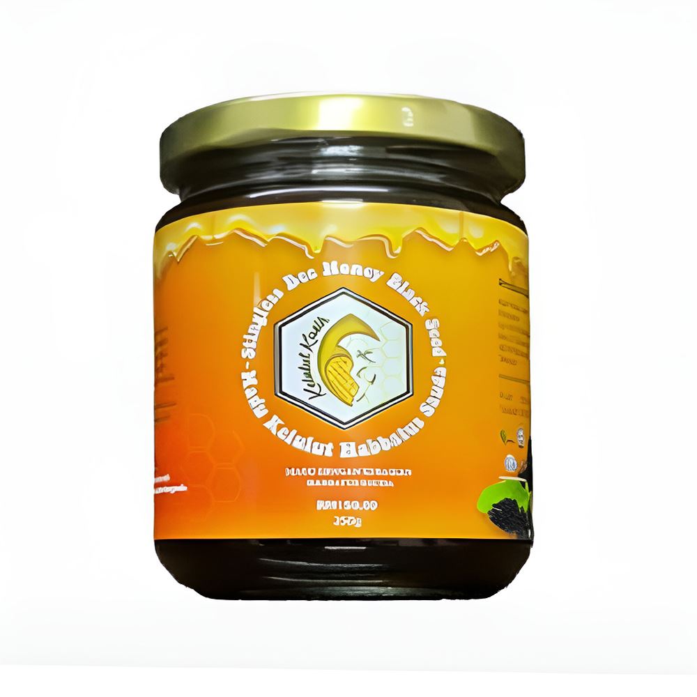 Kelulut Kasih Stingless Bee Honey Black Seed – 250g