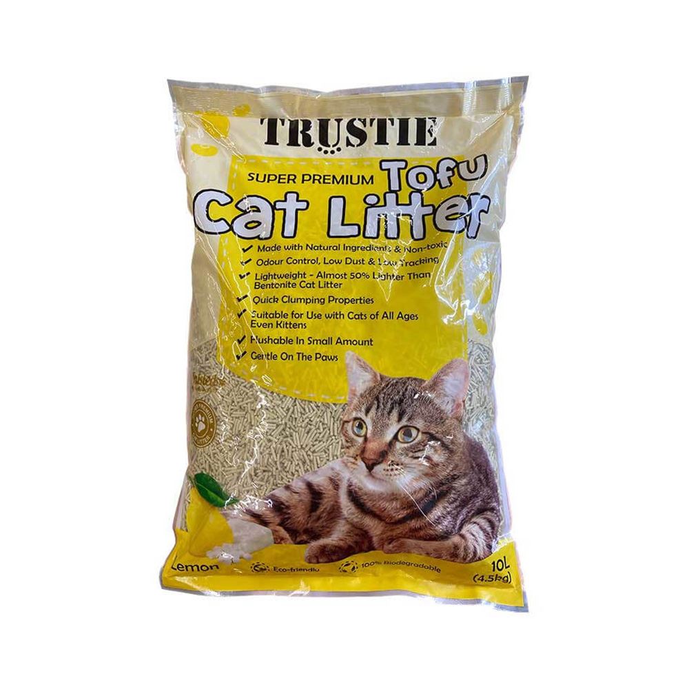 Trustie Super Premium Cat Litter - Tofu (Lemon) - 10 Litre