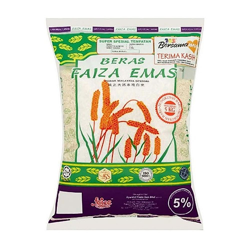 Faiza Gold Rice Malaysia Special Rice – 5 kg