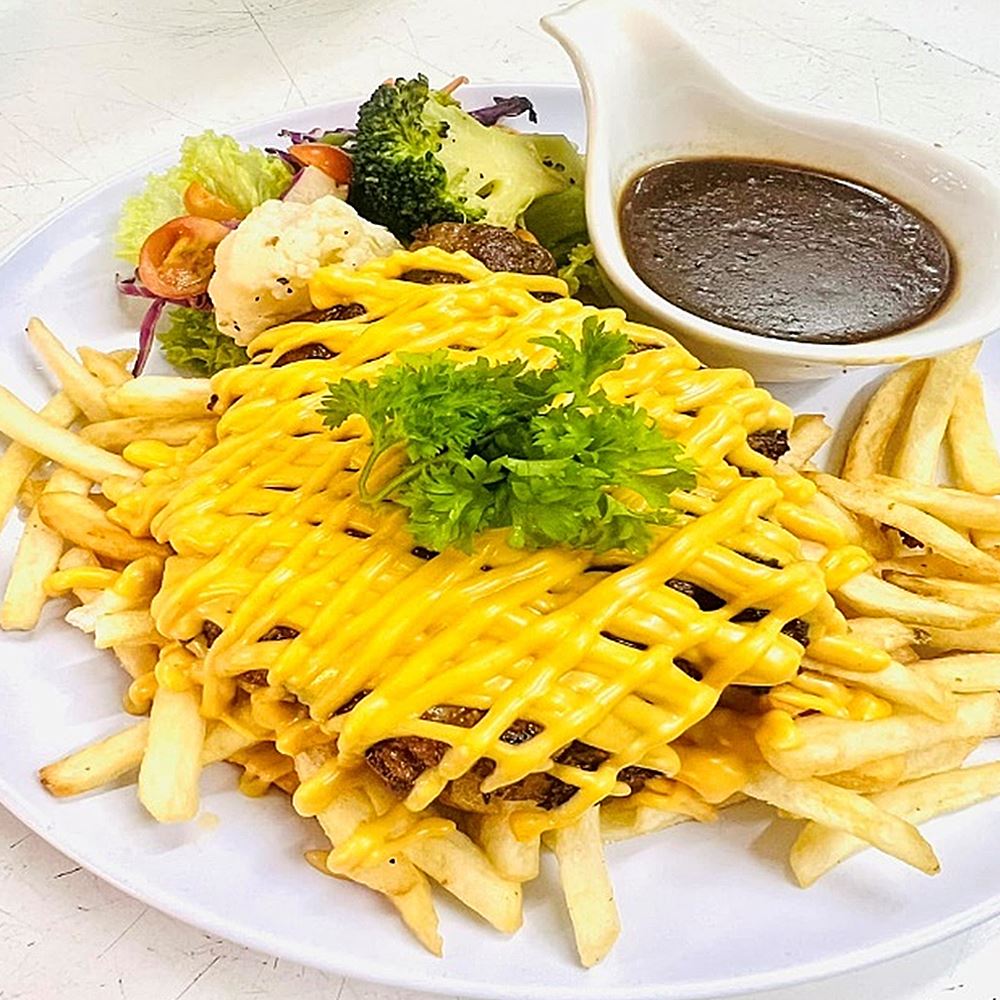 Grill Chicken Chop Cheezy