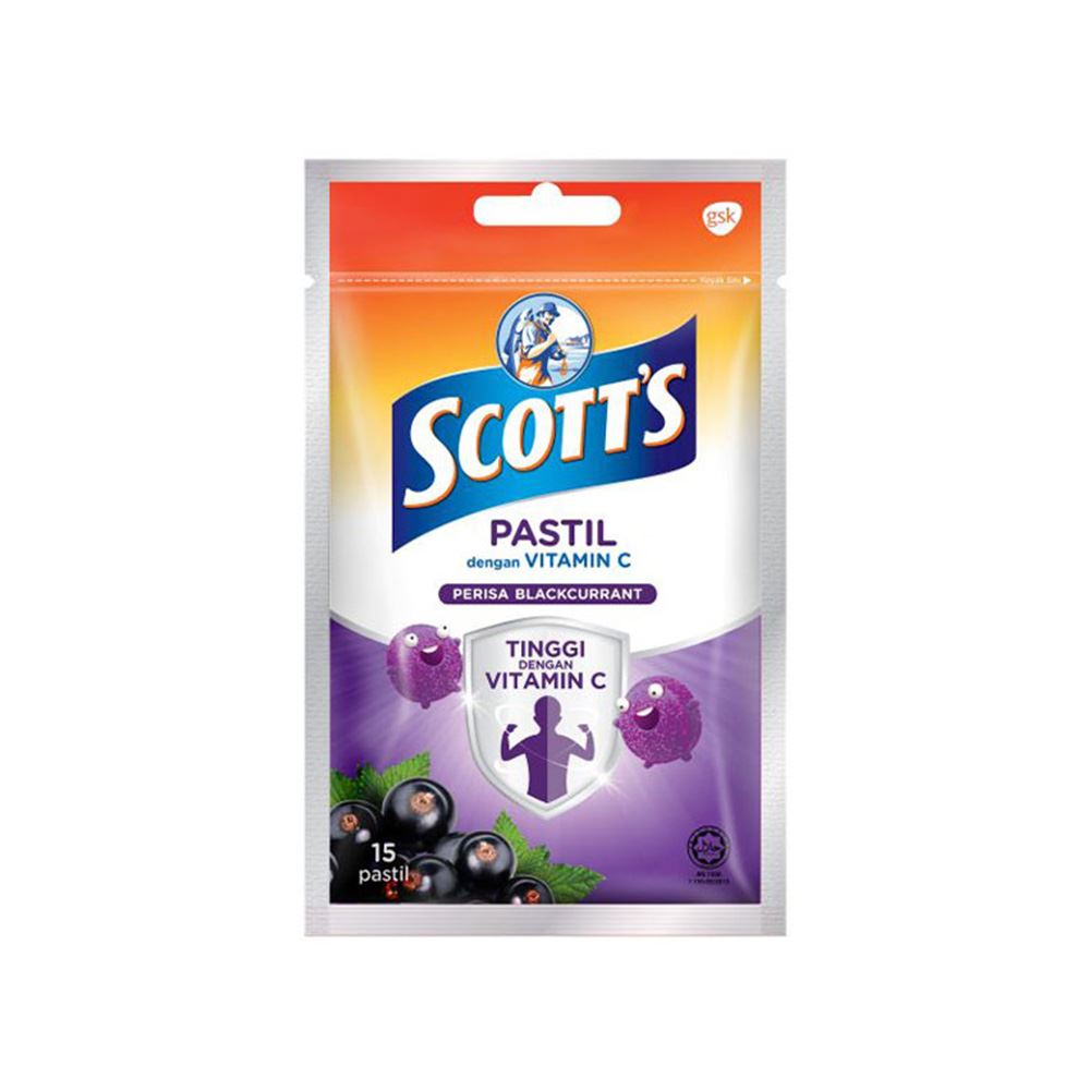 Scott’s Vitamin C Pastilles - Blackcurrant