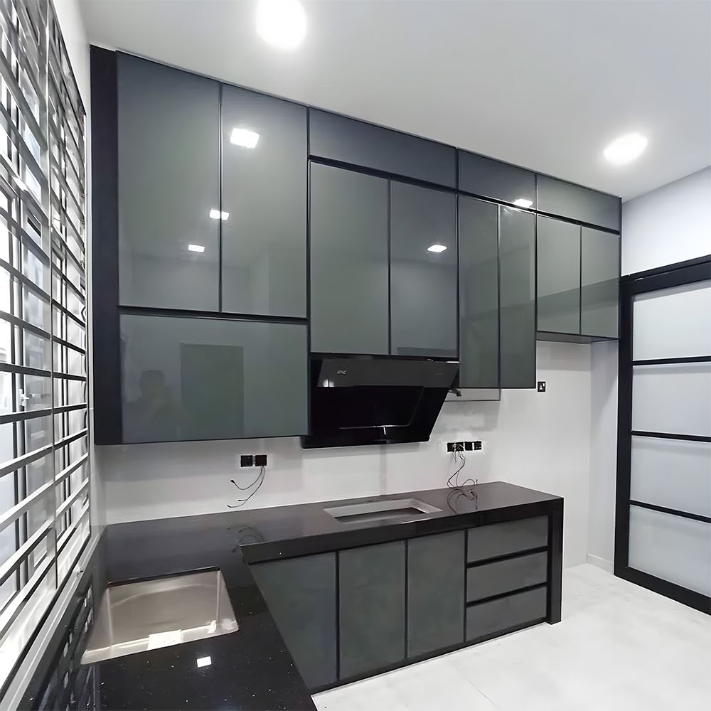 Aluminium Kitchen Cabinet Installation