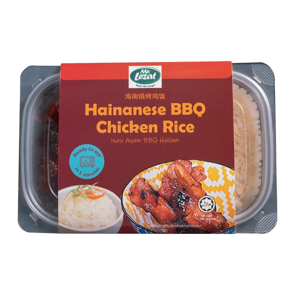 Mr Lezat Hainanese BBQ Chicken Rice - 260g