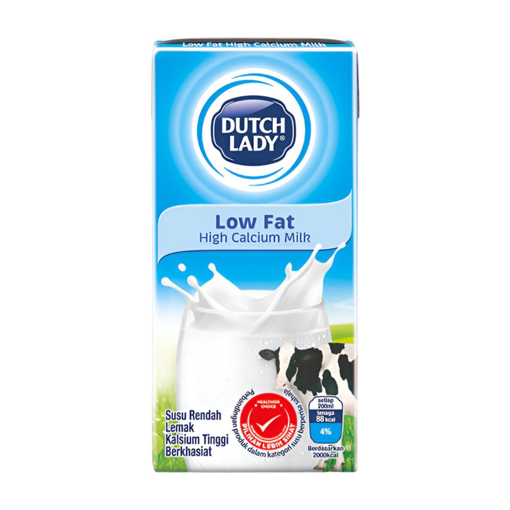 Dutch Lady UHT Low Fat - 200ml