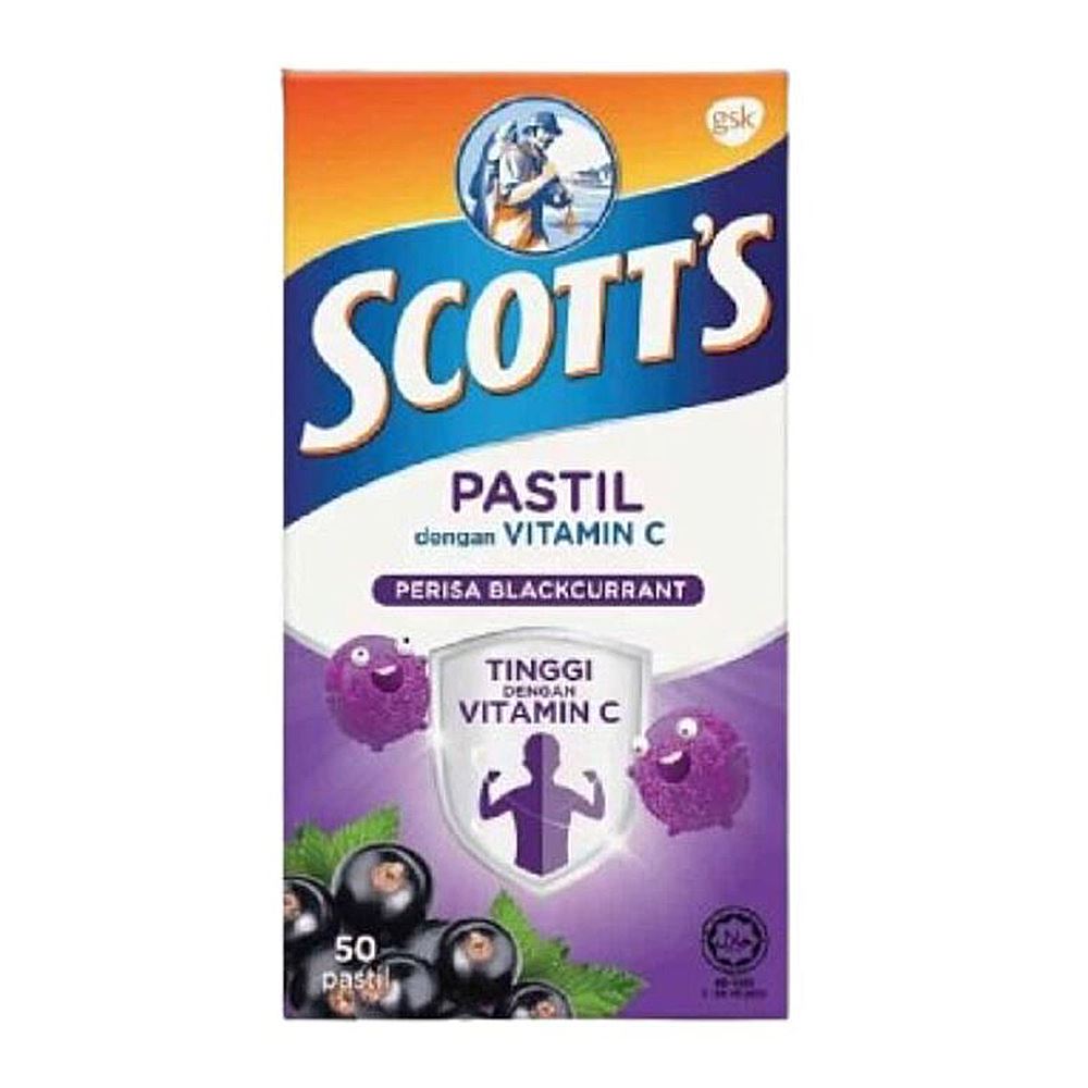 Scott’s Vitamin C Pastilles - Blackcurrant